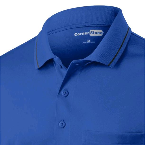 CornerStone® Select Snag-Proof Tipped Men's Polo with Pocket