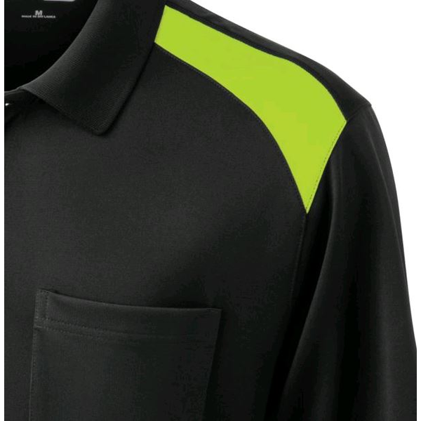 CornerStone® Select Snag-Proof Two Way Colorblock Men's Polo with Pocket