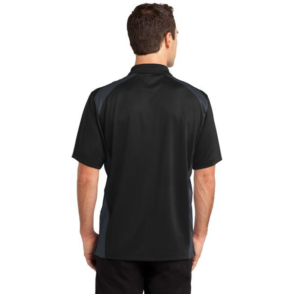 CornerStone® Select Snag-Proof Two Way Colorblock Men's Polo with Pocket