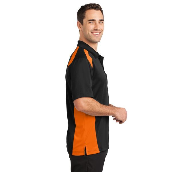 CornerStone® Select Snag-Proof Two Way Colorblock Men's Polo with Pocket