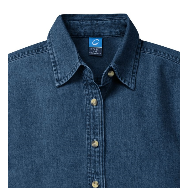 Port & Company® Value Denim Ladies' Shirt