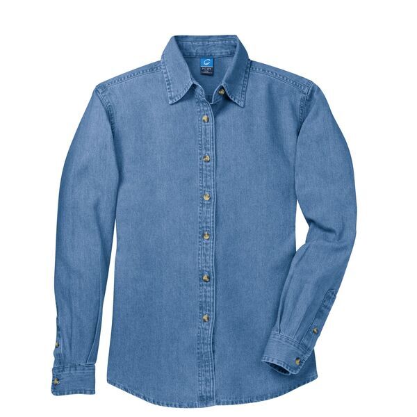 Port & Company® Value Denim Ladies' Shirt