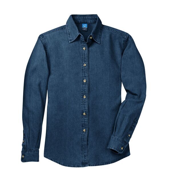 Port & Company® Value Denim Ladies' Shirt