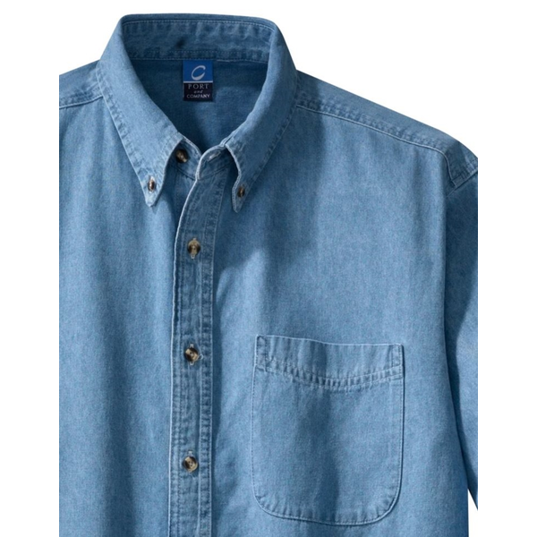 Port & Company® Value Denim Men's Shirt