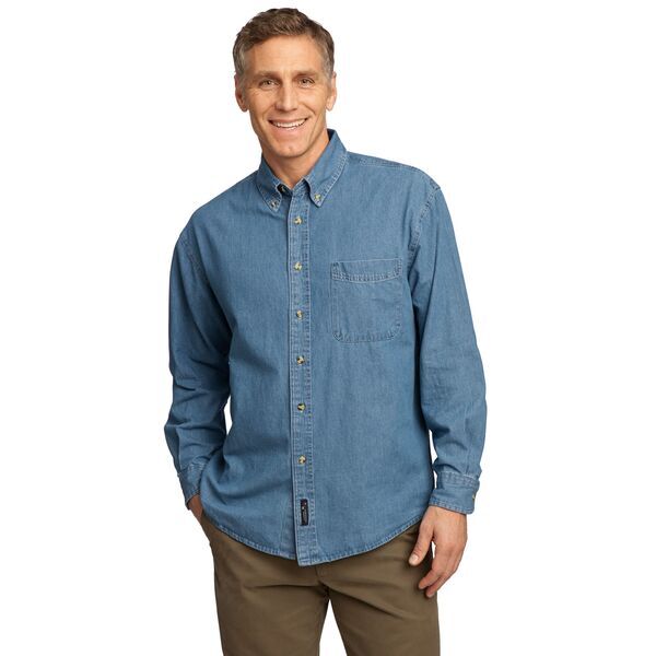 Port & Company® Value Denim Men's Shirt