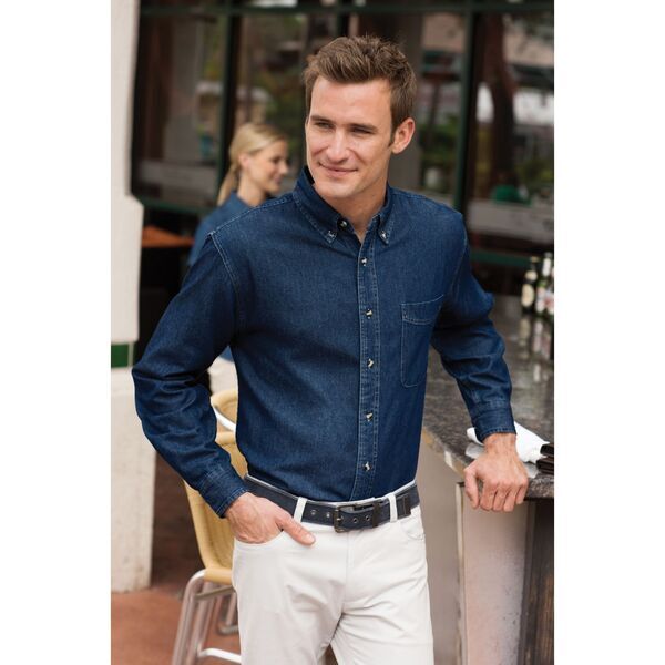 Port & Company® Value Denim Men's Shirt