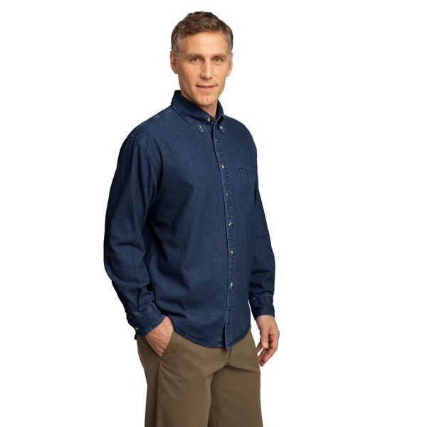 Port & Company® Value Denim Men's Shirt