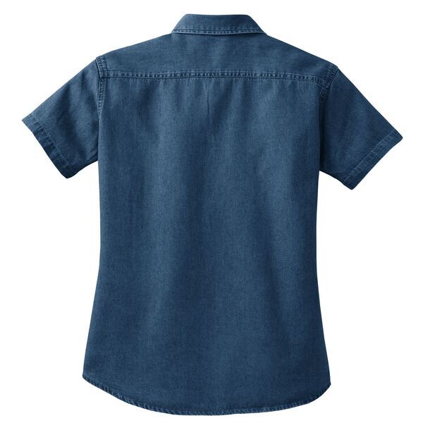 Port & Company® Value Denim Ladies' Short Sleeve Shirt