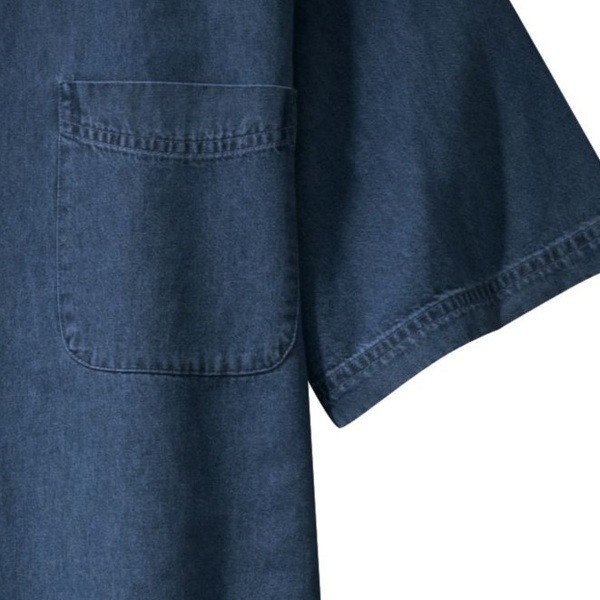 Port & Company® Value Denim Men's Short Sleeve Shirt