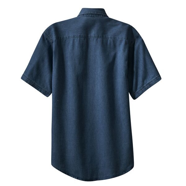 Port & Company® Value Denim Men's Short Sleeve Shirt