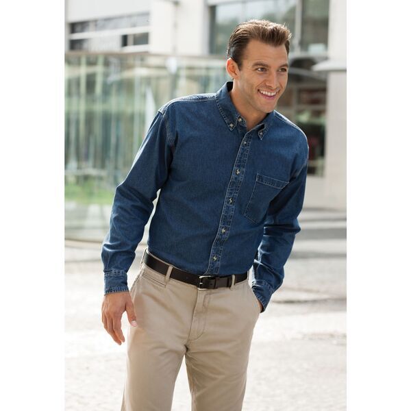 Port Authority® Heavyweight Denim Men's Shirt