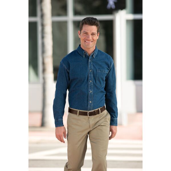 Port Authority® Heavyweight Denim Men's Shirt