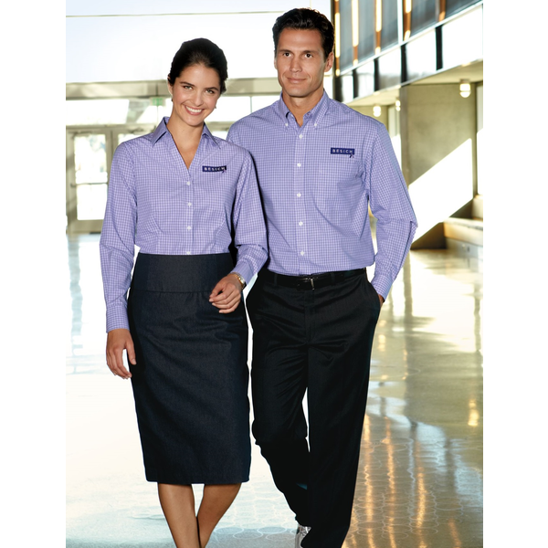 Port Authority® Plaid Pattern Easy Care Ladies' Shirt