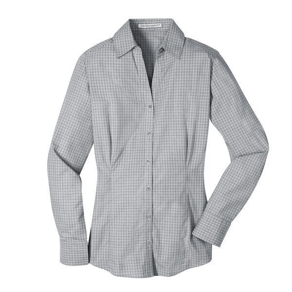 Port Authority® Plaid Pattern Easy Care Ladies' Shirt