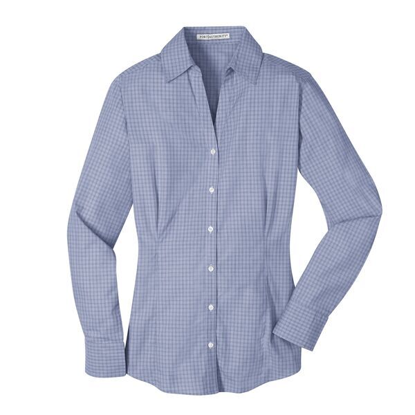 Port Authority® Plaid Pattern Easy Care Ladies' Shirt