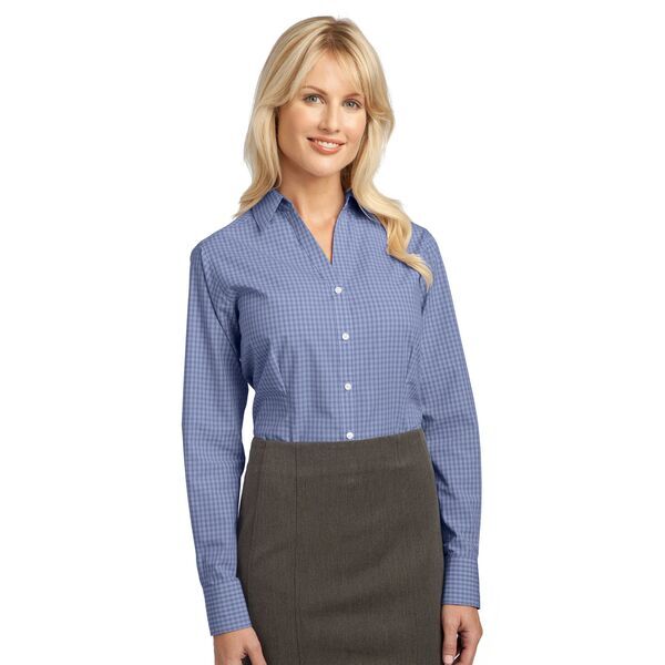 Port Authority® Plaid Pattern Easy Care Ladies' Shirt
