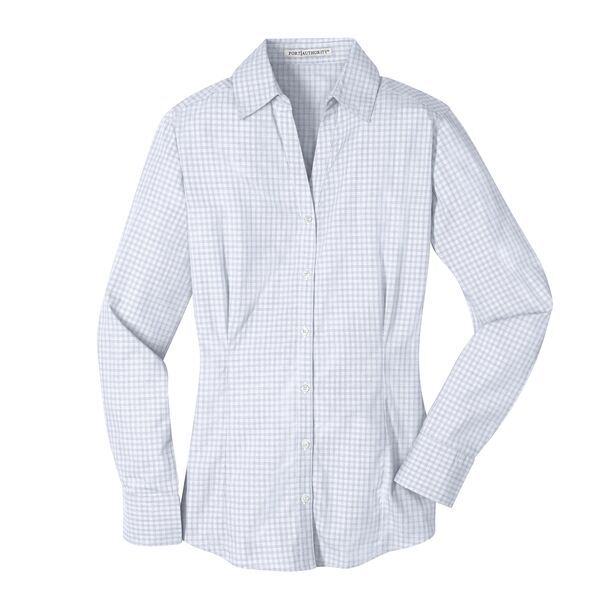 Port Authority® Plaid Pattern Easy Care Ladies' Shirt