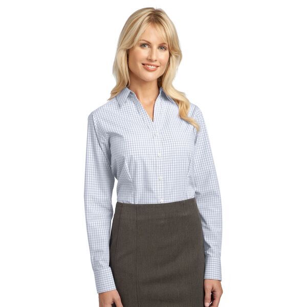 Port Authority® Plaid Pattern Easy Care Ladies' Shirt
