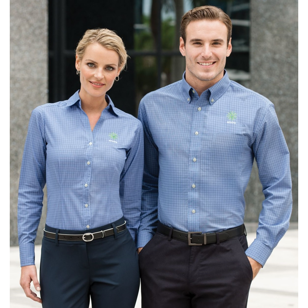 Port Authority® Plaid Pattern Easy Care Ladies' Shirt