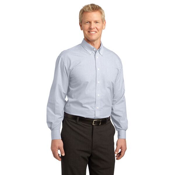 Port Authority® Plaid Pattern Easy Care Men's Shirt
