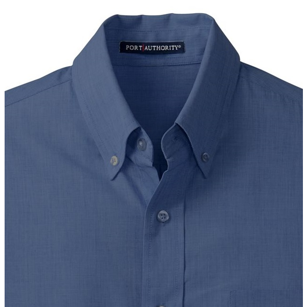 Port Authority® Crosshatch Easy Care Poplin Men's Shirt