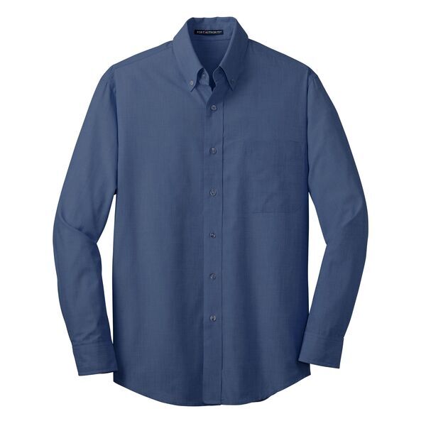 Port Authority® Crosshatch Easy Care Poplin Men's Shirt