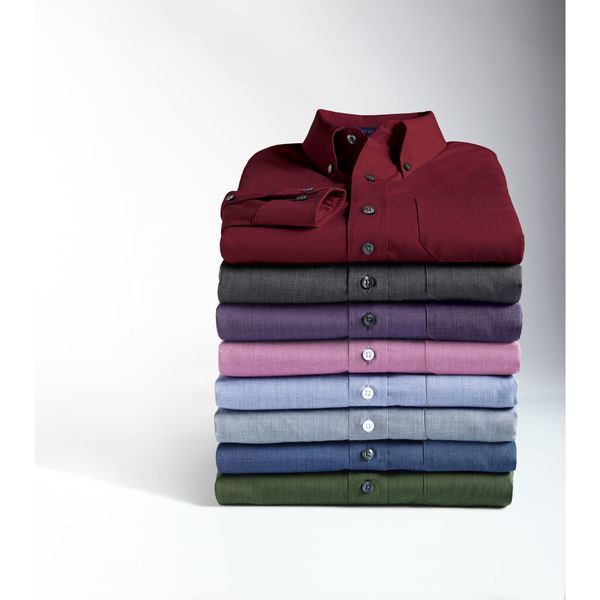 Port Authority® Crosshatch Easy Care Poplin Men's Shirt