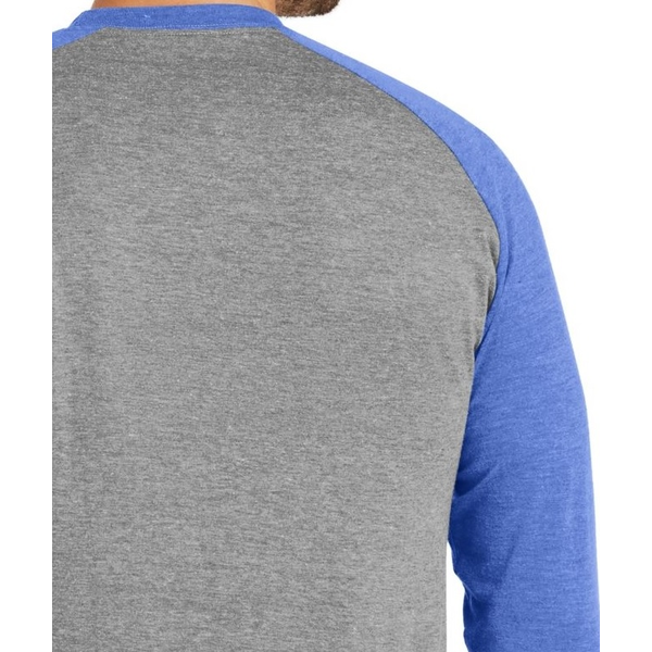 District Made® Perfect Tri™ Men's 3/4-Sleeve Raglan