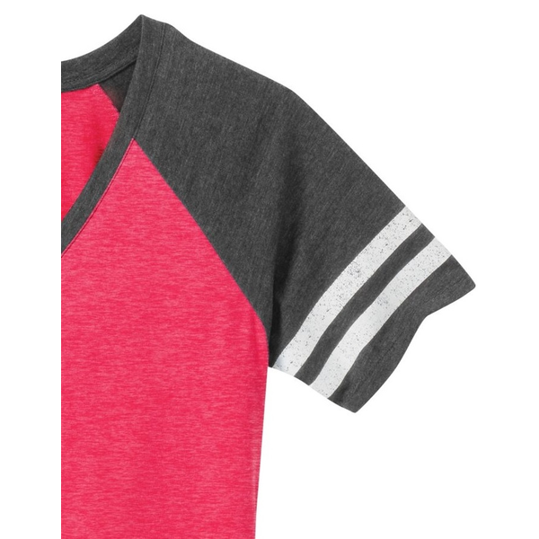 District Made® Game V-Neck Ladies' Tee