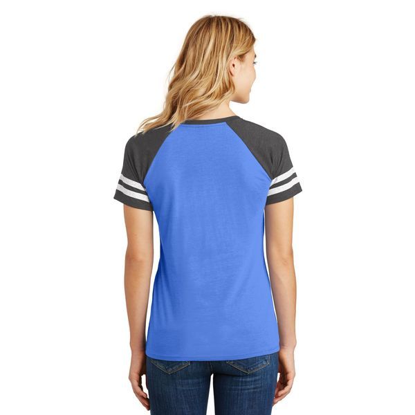 District Made® Game V-Neck Ladies' Tee