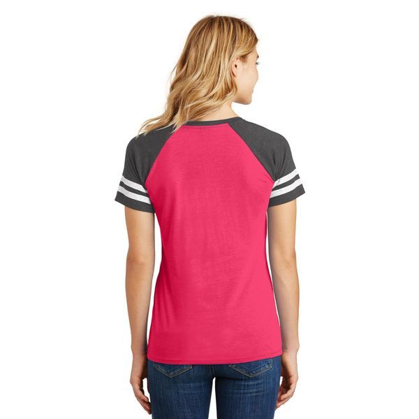 District Made® Game V-Neck Ladies' Tee