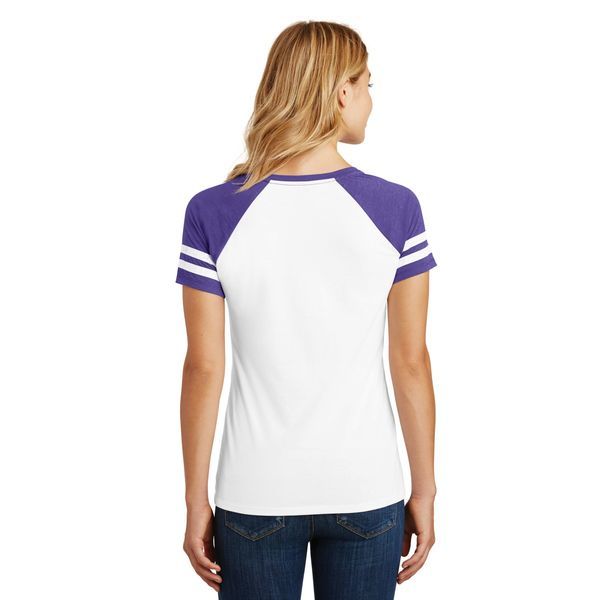 District Made® Game V-Neck Ladies' Tee