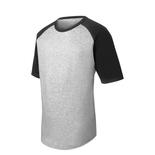 Sport-Tek® Cotton Colorblock Raglan Men's Tee