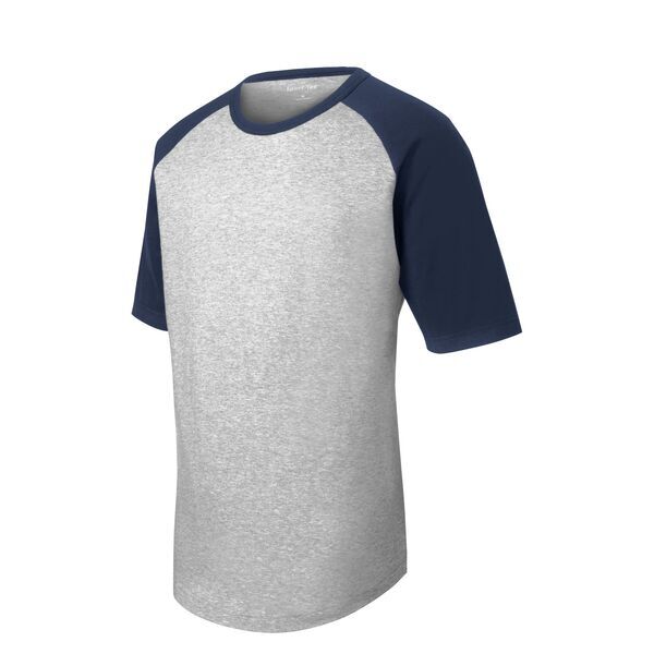 Sport-Tek® Cotton Colorblock Raglan Men's Tee