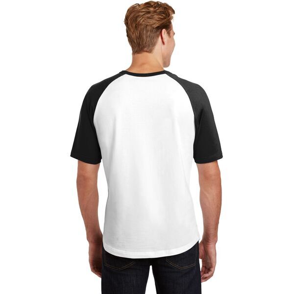 Sport-Tek® Cotton Colorblock Raglan Men's Tee