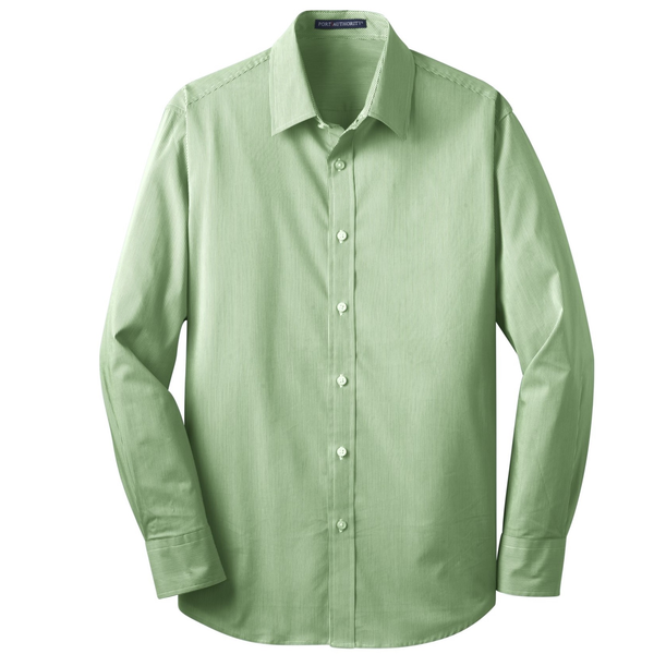 port authority stretch poplin shirt