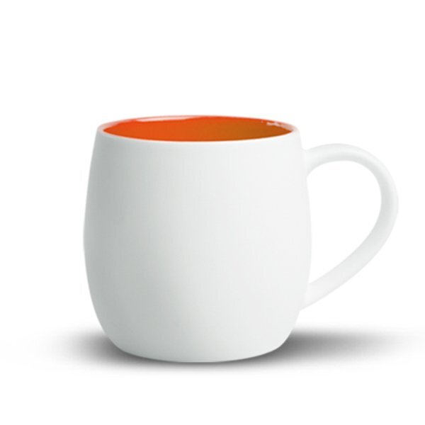 White Quartz Ceramic Mug, 12oz.