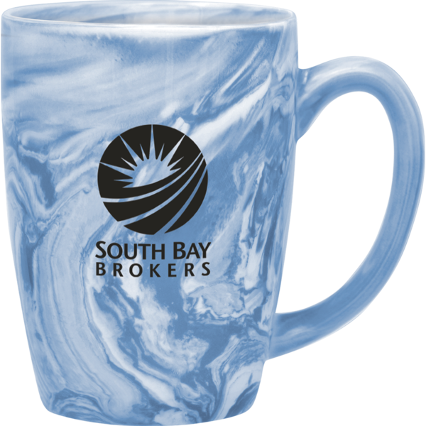 Palermo Marble Ceramic Mug, 16oz.