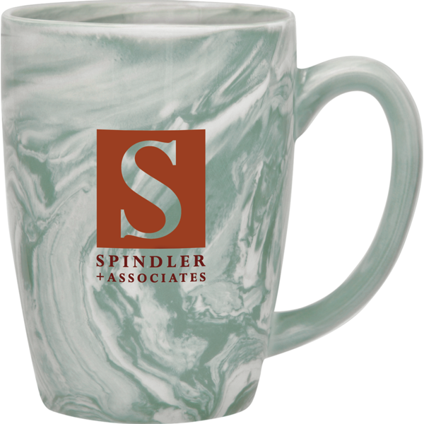 Palermo Marble Ceramic Mug, 16oz.