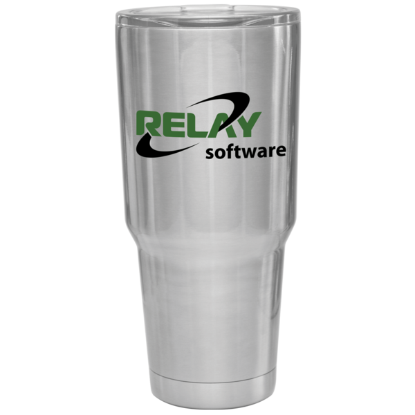 Jumbo Stainless Steel Tumbler with Copper Lining, 30oz.