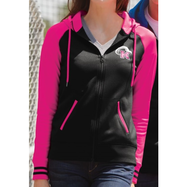 Sport-Tek® Sport-Wick® Varsity Fleece Ladies' Full-Zip Hoodie