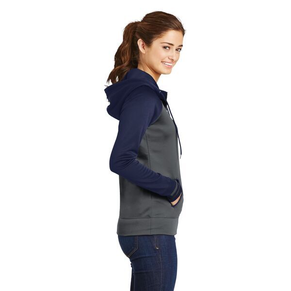 Sport-Tek® Sport-Wick® Varsity Fleece Ladies' Full-Zip Hoodie