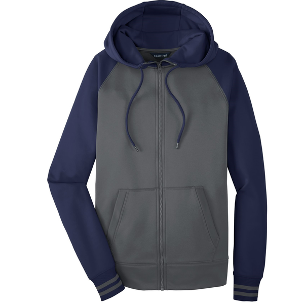 Sport-Tek® Sport-Wick® Varsity Fleece Men's Full-Zip Hoodie
