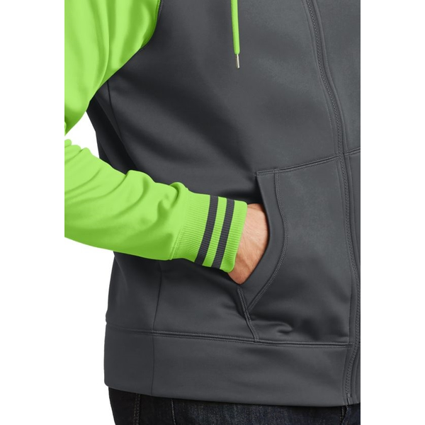 Sport-Tek® Sport-Wick® Varsity Fleece Men's Full-Zip Hoodie