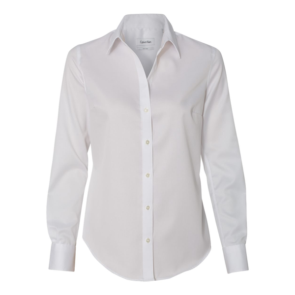 Calvin Klein® Non-Iron Micro Pincord Ladies' Shirt | Promotions Now