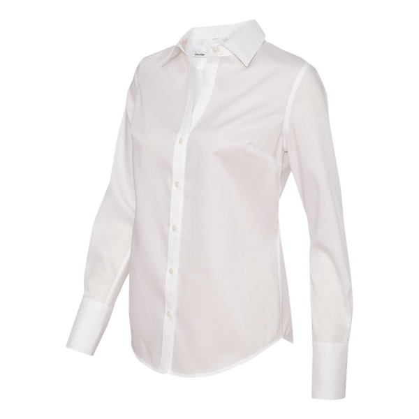 Calvin Klein® Non-Iron Dobby Pindot Ladies' Shirt | Promotions Now