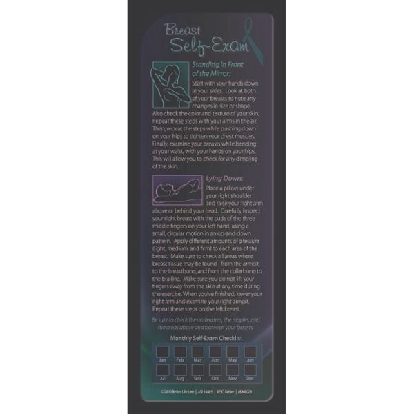 Breast Self-Exam Bookmark
