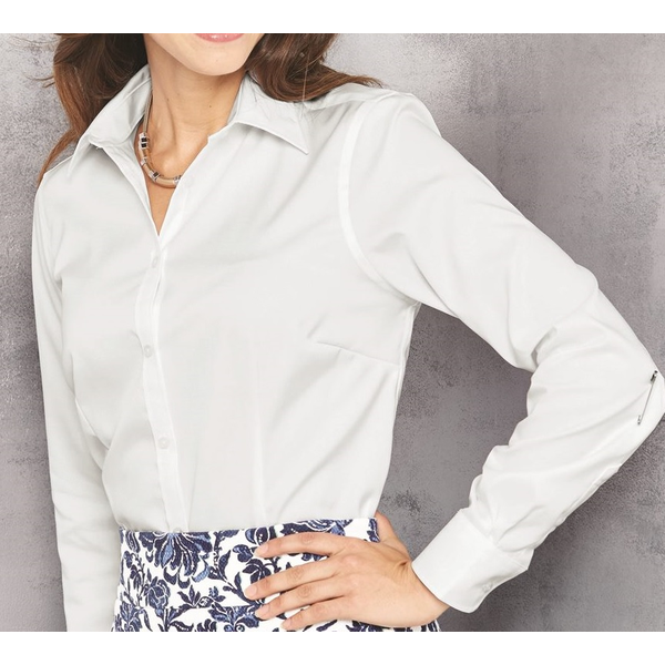 Van Heusen® Non-Iron Cotton Pinpoint Oxford Ladies' Shirt