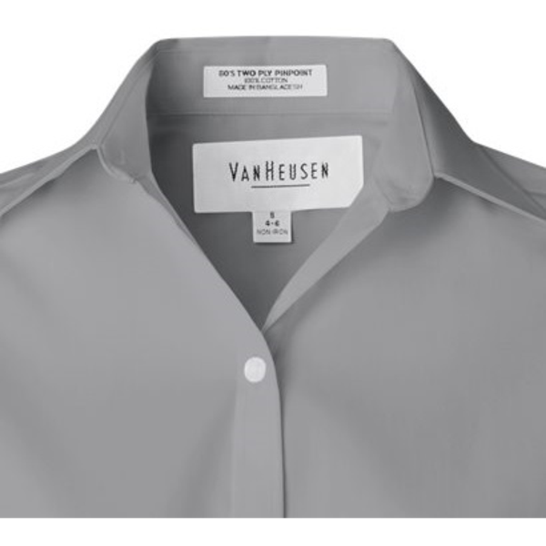 Van Heusen® Non-Iron Cotton Pinpoint Oxford Ladies' Shirt