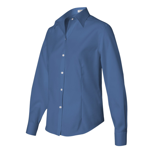 Van Heusen® Non-Iron Cotton Pinpoint Oxford Ladies' Shirt